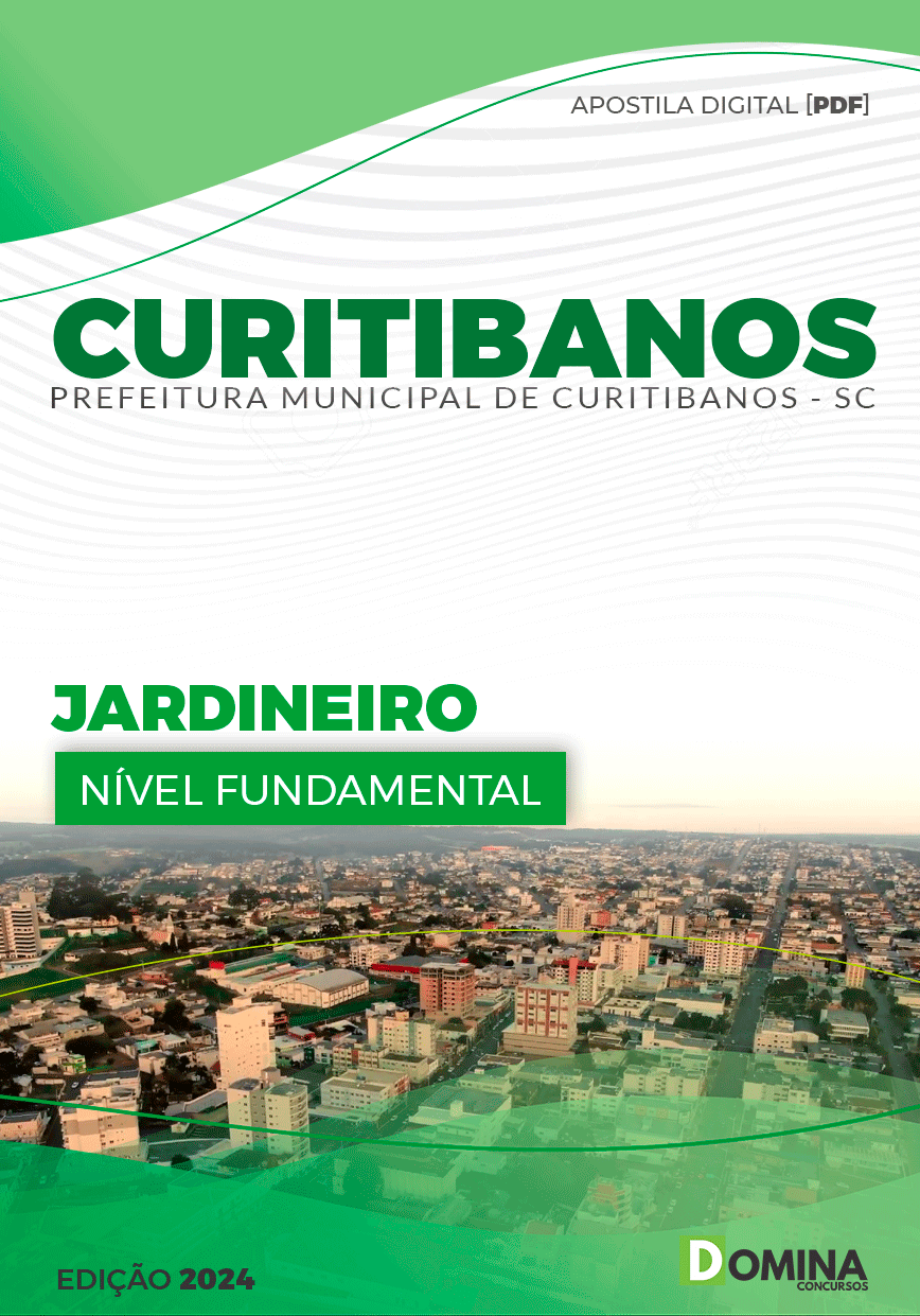 Apostila Pref Curitibanos SC 2024 Jardineiro