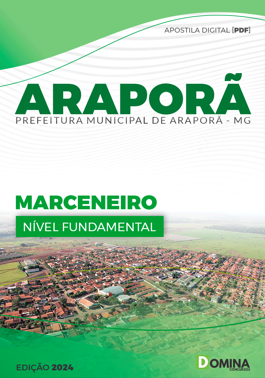 Apostila Pref Araporã MG 2024 Marceneiro