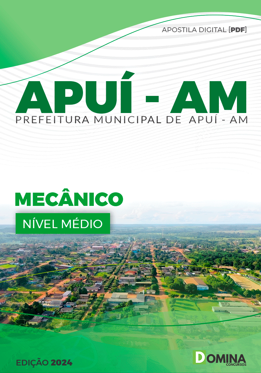 Apostila Concurso Pref Apuí AM 2024 Mecânico