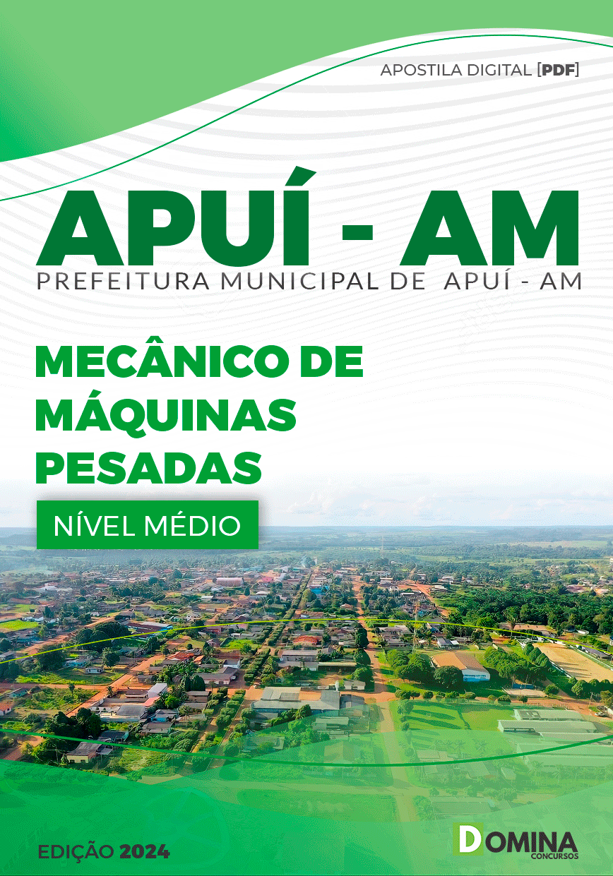 Apostila Concurso Pref Apuí AM 2024 Mecânico Máquinas Pesadas