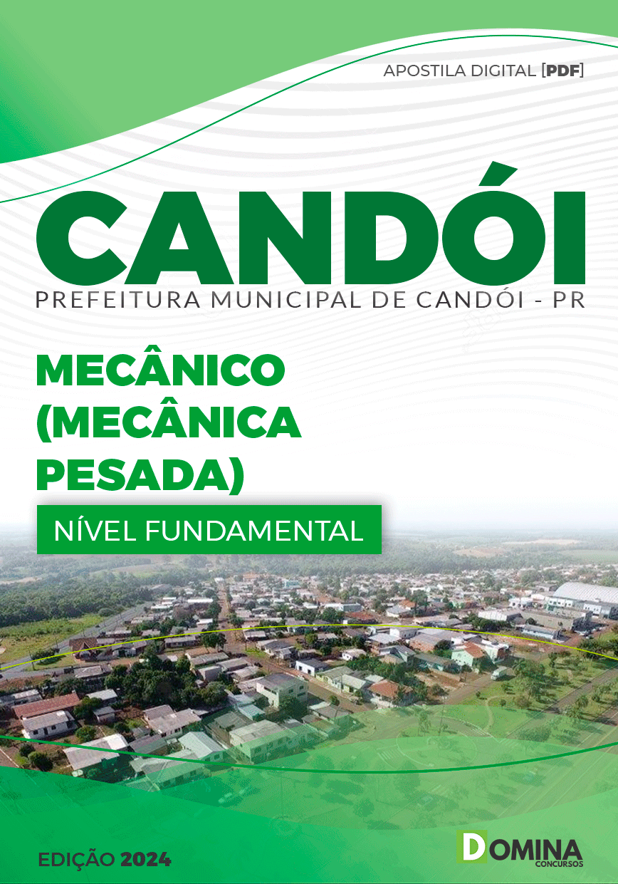 Apostila Concurso Pref Candói PR 2024 Mecânico Mecânica Pesada
