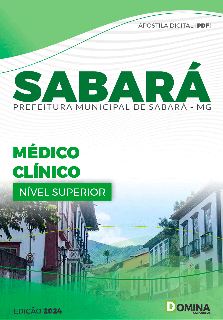 Apostila Pref Sabará MG 2024 Médico Clínico