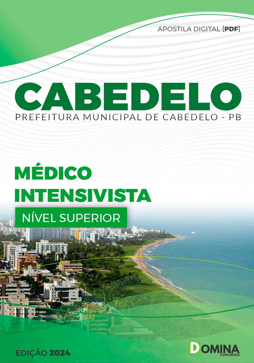 Apostila Pref Cabedelo PB 2024 Médico Intensivista