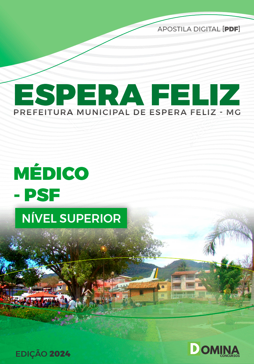 Apostila Pref Espera Feliz MG 2024 Médico PSF
