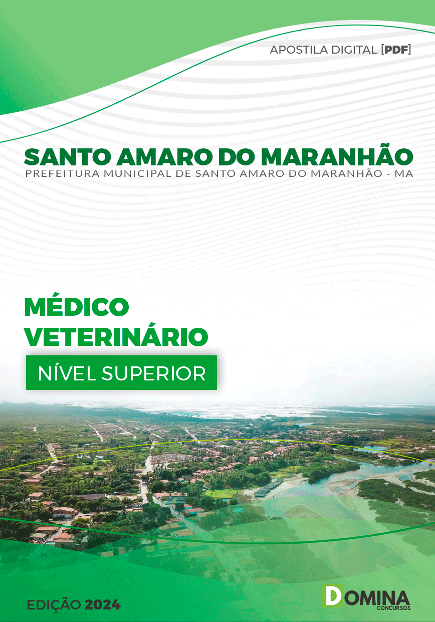 Apostila Pref Santo Amaro MA 2024 Médico Veterinário