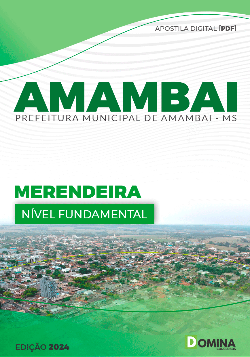 Apostila Pref Amambai MS 2024 Merendeira