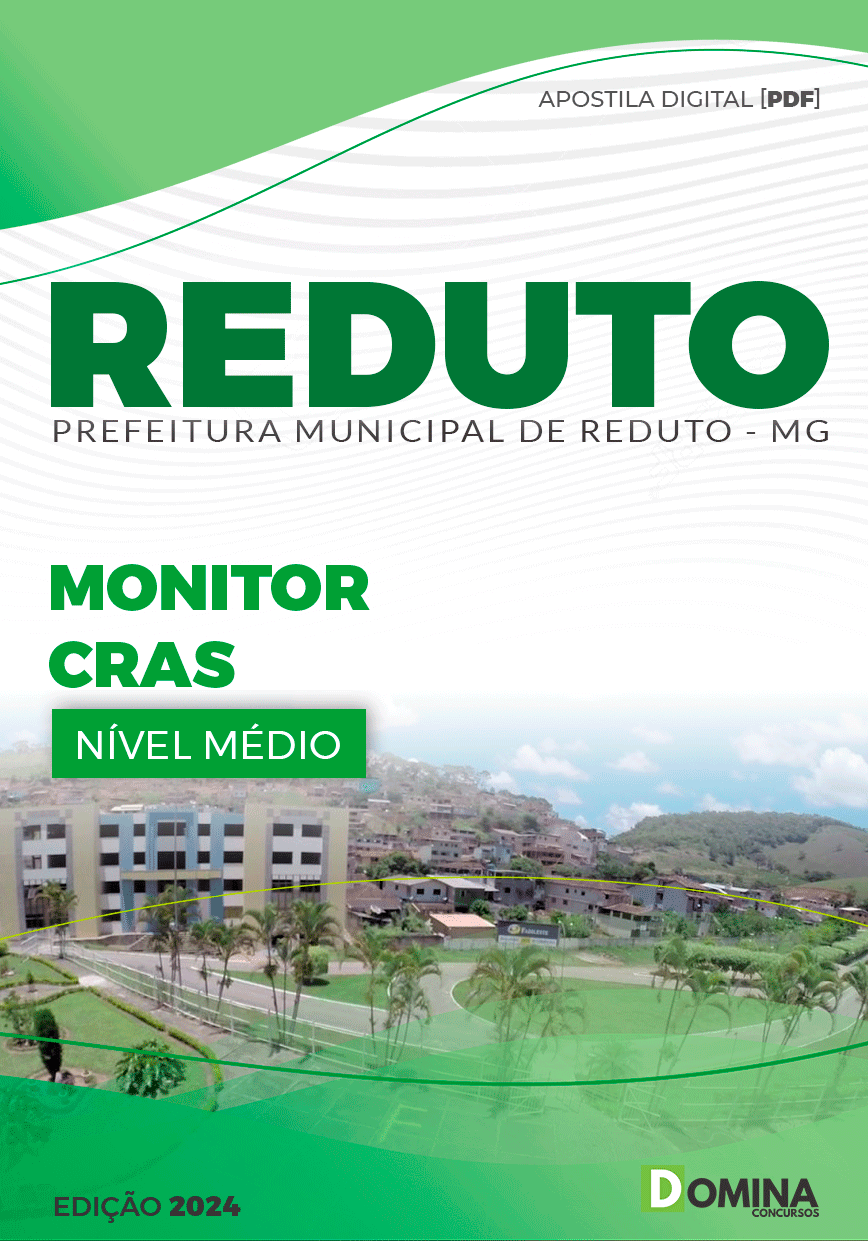 Apostila Pref Reduto MG 2024 Monitor CRAS