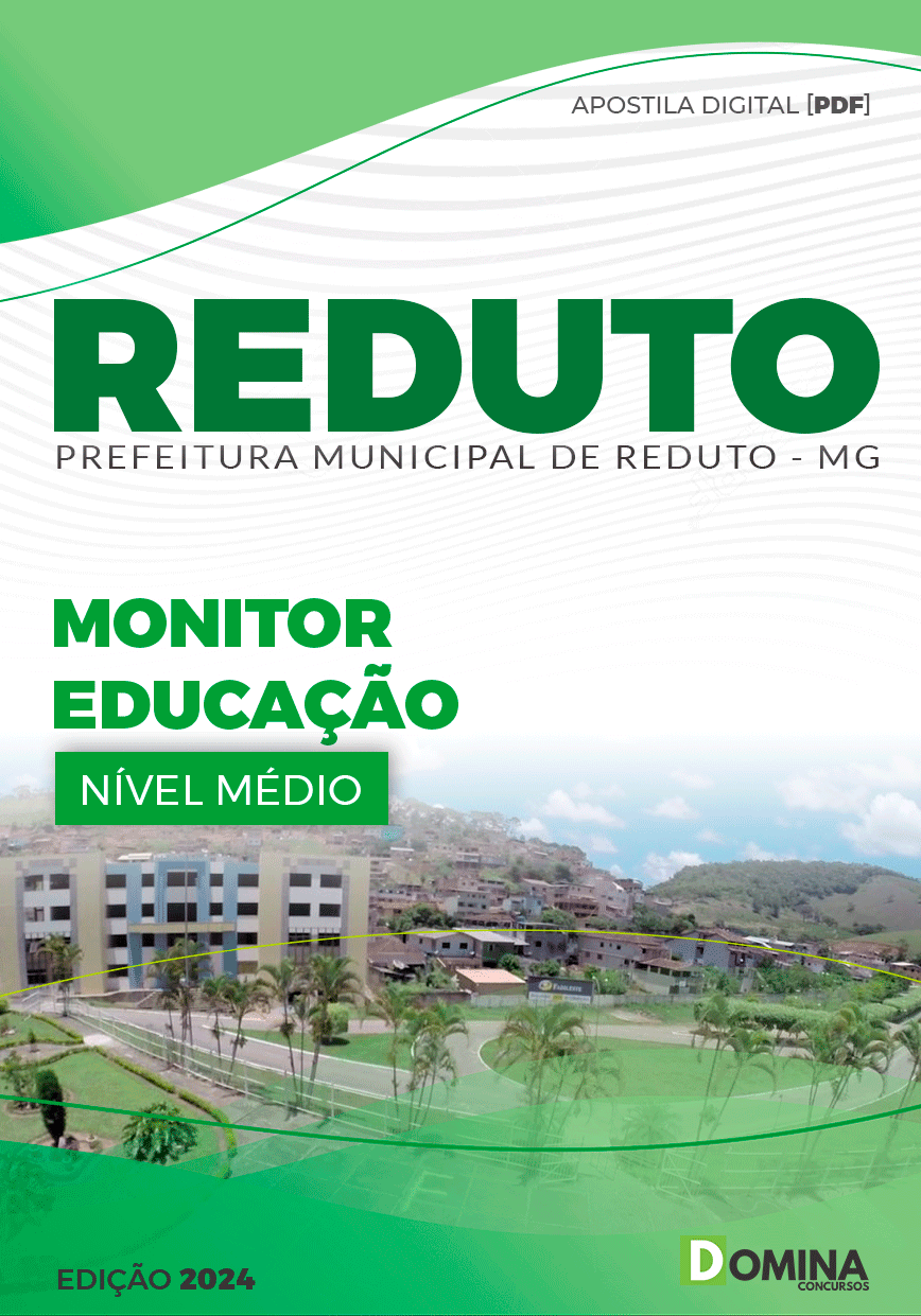 Apostila Pref Reduto MG 2024 Monitor Educação
