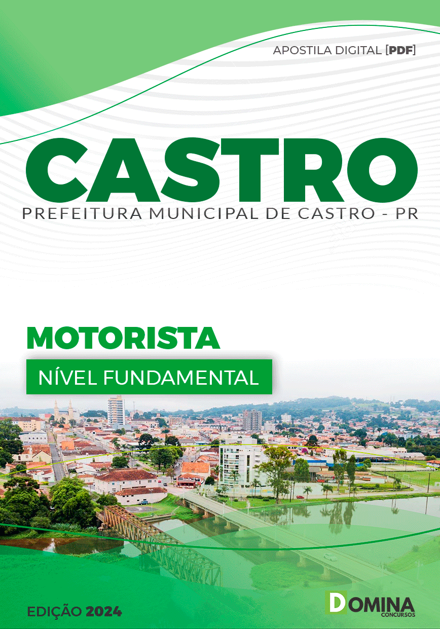 Apostila Pref Castro PR 2024 Motorista