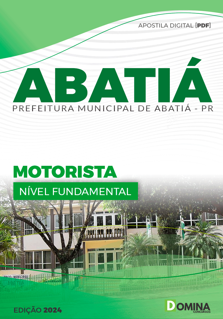 Apostila Pref Abatiá PR 2024 Motorista