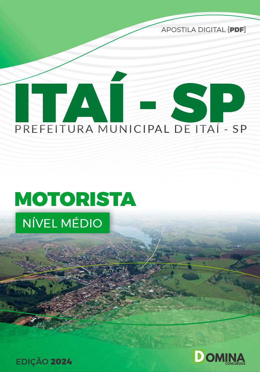 Apostila Pref Itaí SP 2024 Motorista