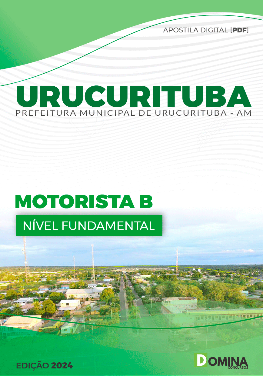 Apostila Pref Urucurituba AM 2024 Motorista B