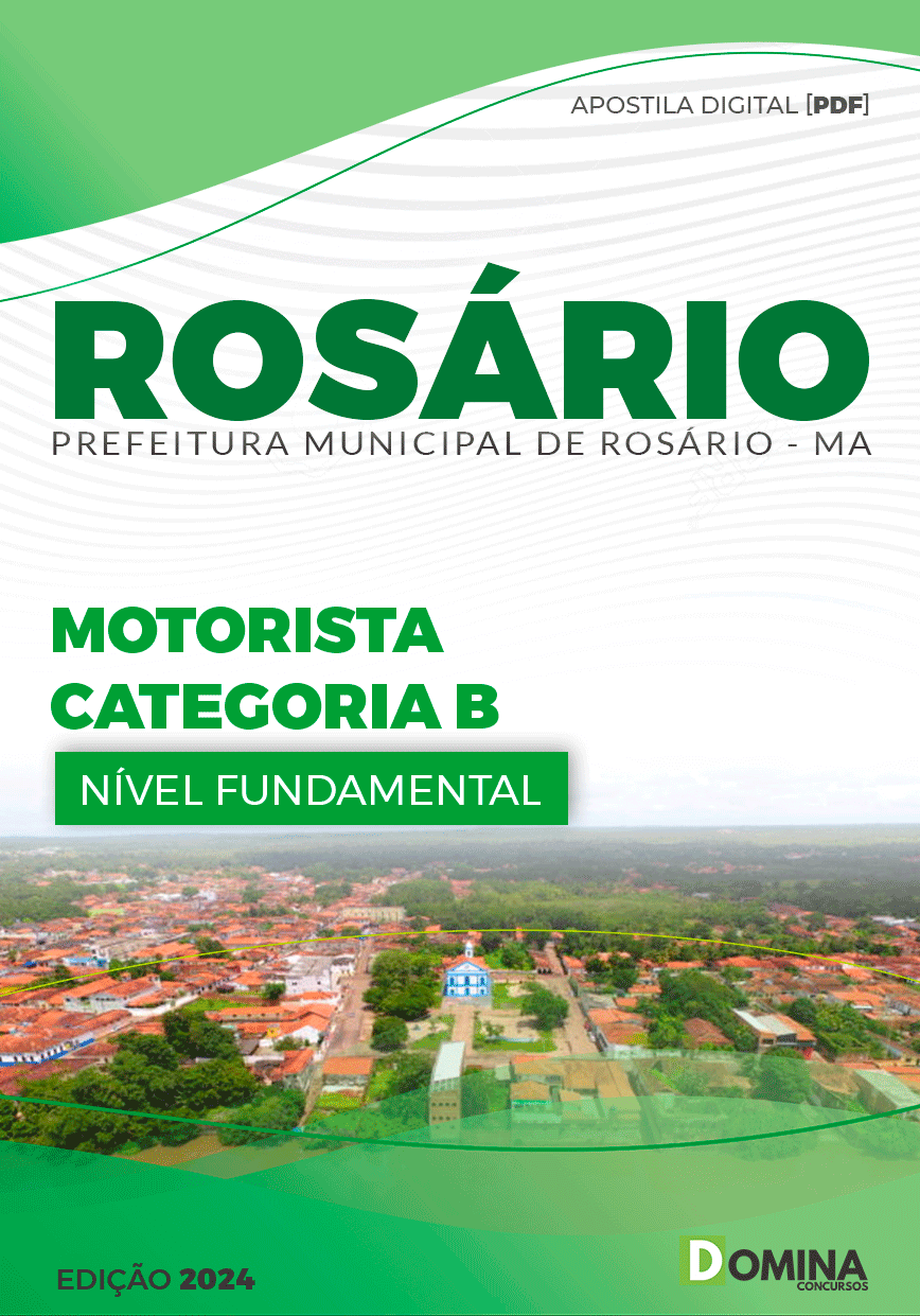 Apostila Concurso Pref Rosário MA 2024 Motorista Categoria B