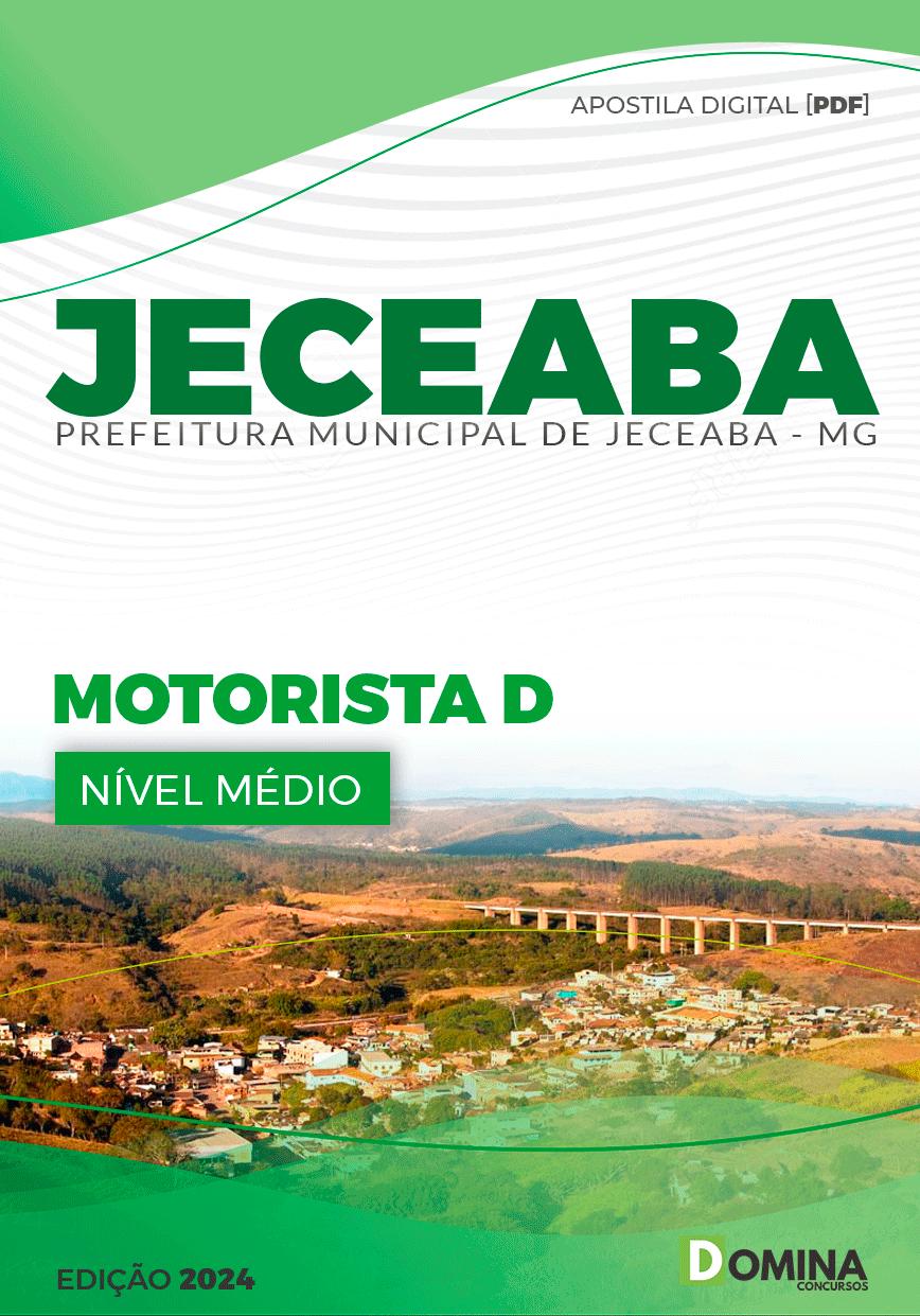 Apostila Pref Jeceaba MG 2024 Motorista D