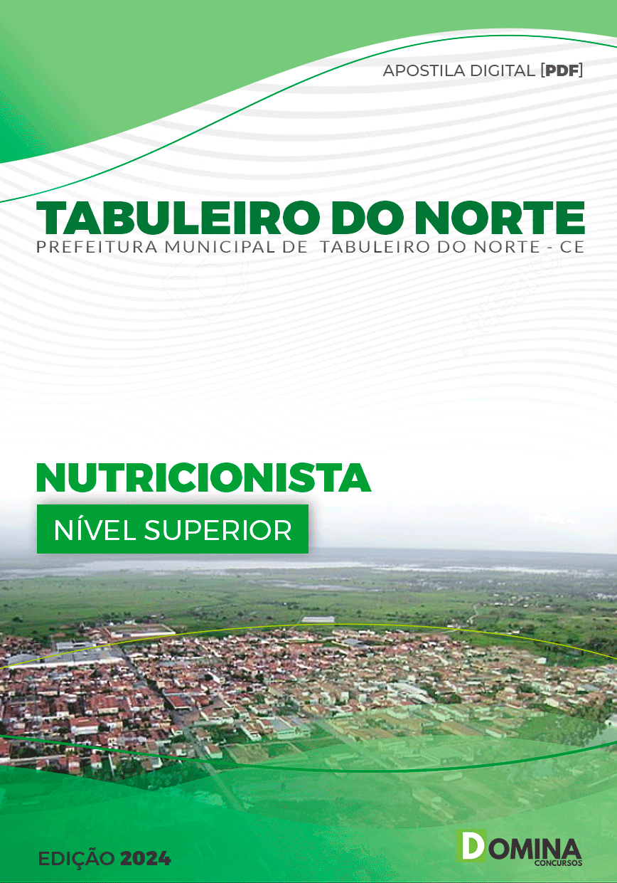 Apostila Pref Tabuleiro do Norte CE 2024 Nutricionista
