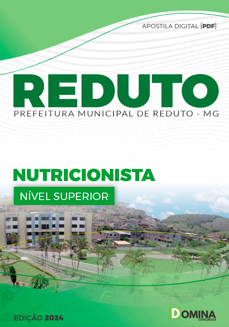 Apostila Pref Reduto MG 2024 Nutricionista