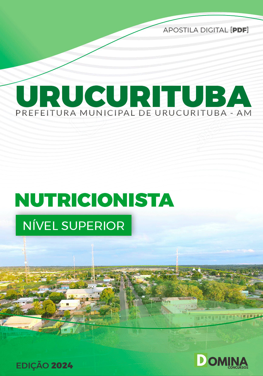 Apostila Pref Urucurituba AM 2024 Nutricionista