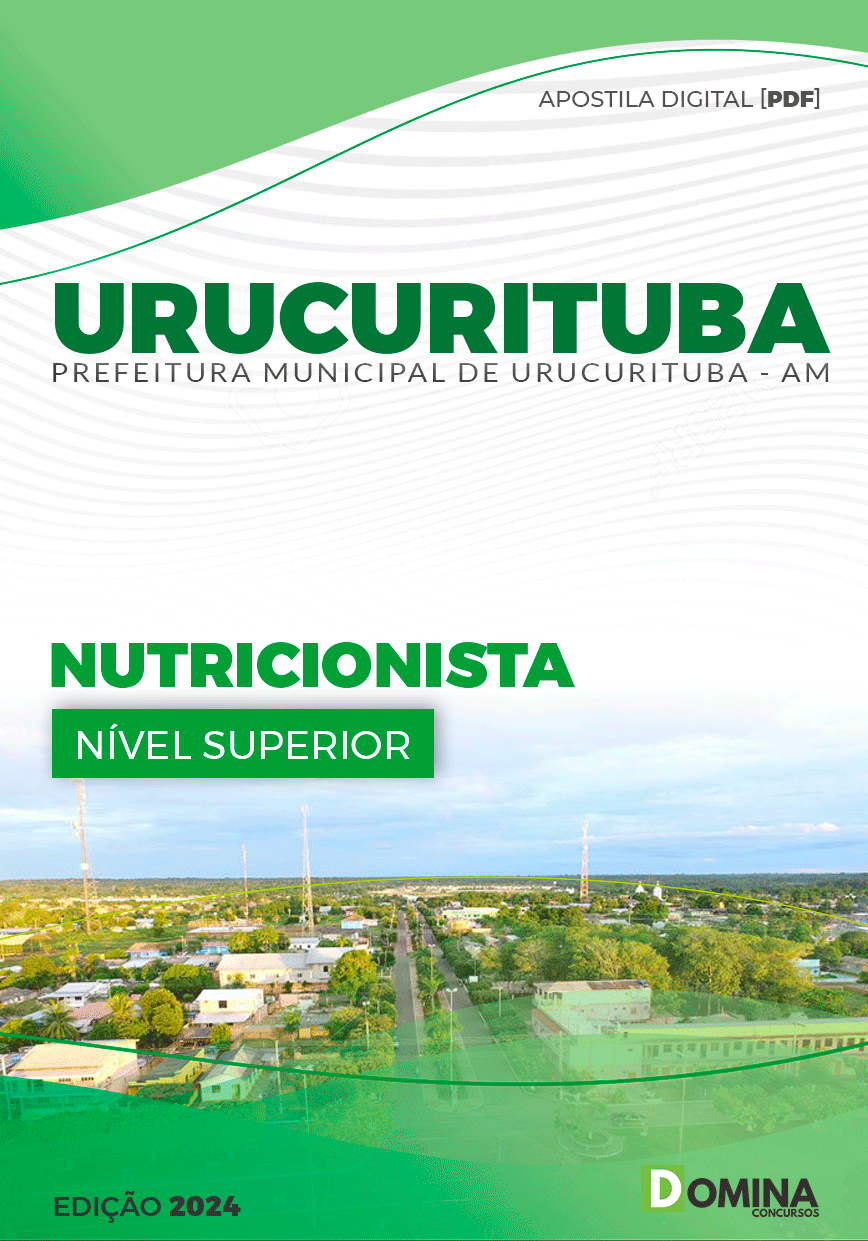 Apostila Pref Urucurituba AM 2024 Nutricionista