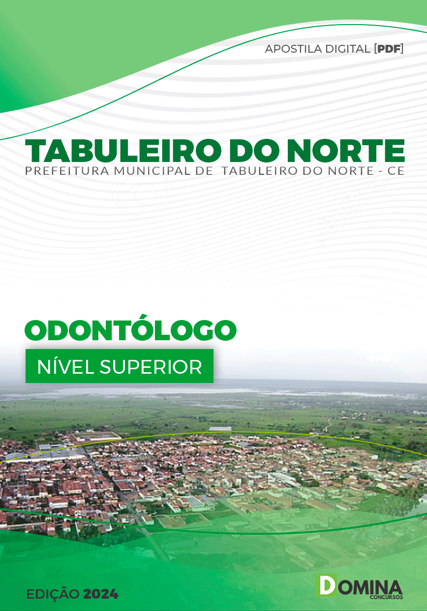 Apostila Pref Tabuleiro do Norte CE 2024 Odontólogo