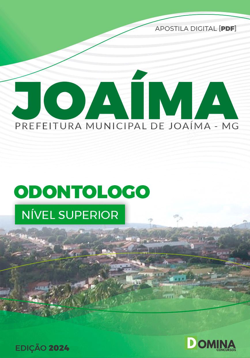 Apostila Pref Joaíma MG 2024 Odontólogo