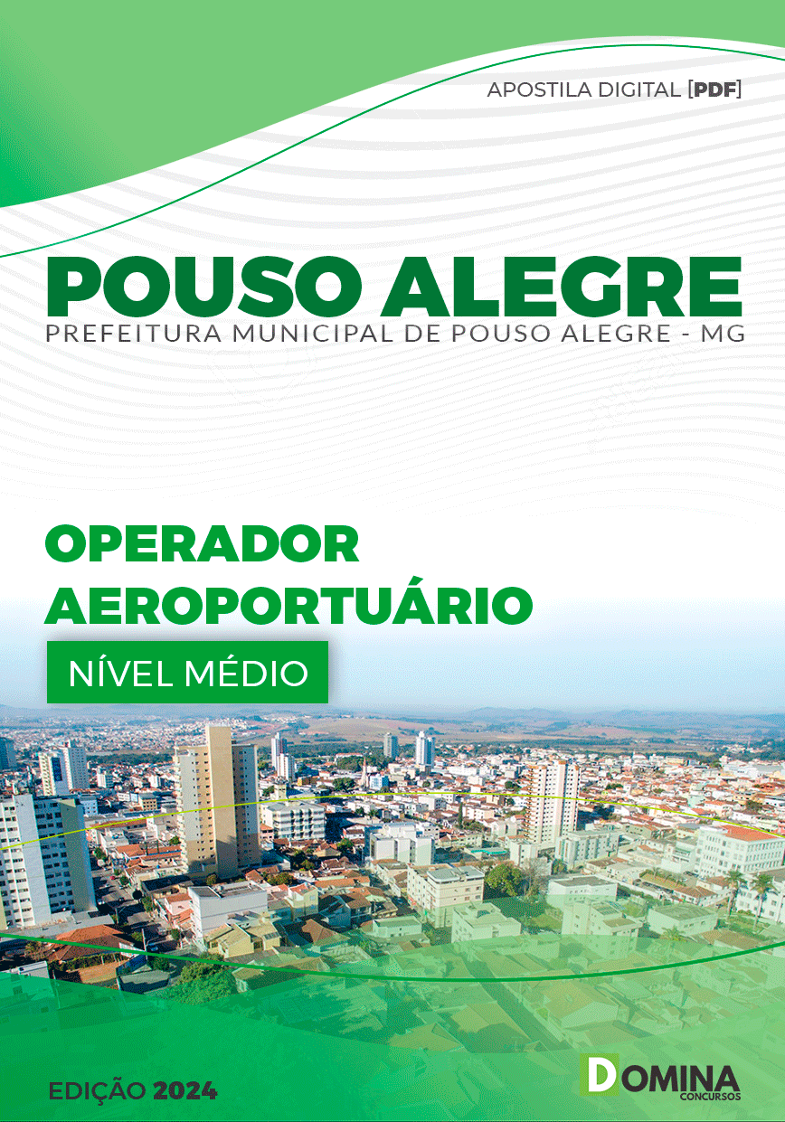 Apostila Pref Pouso Alegre MG 2024 Operador Aeroportuário