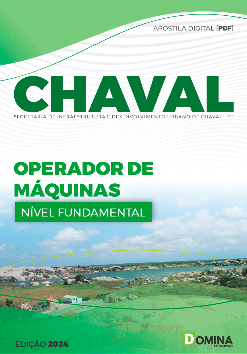 Apostila Concurso Pref Chaval CE 2024 Operador Máquinas