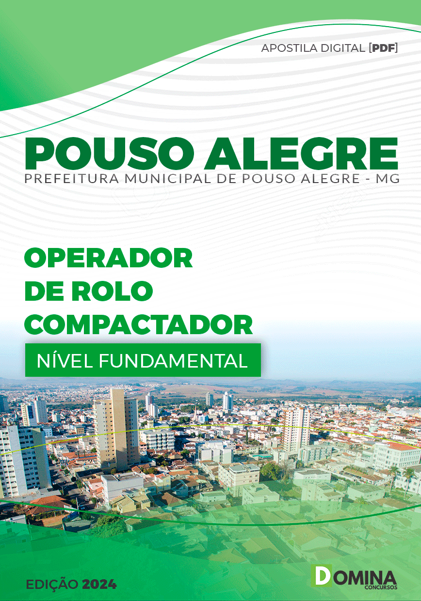 Pref Pouso Alegre MG 2024 Operador de Rolo Compactador