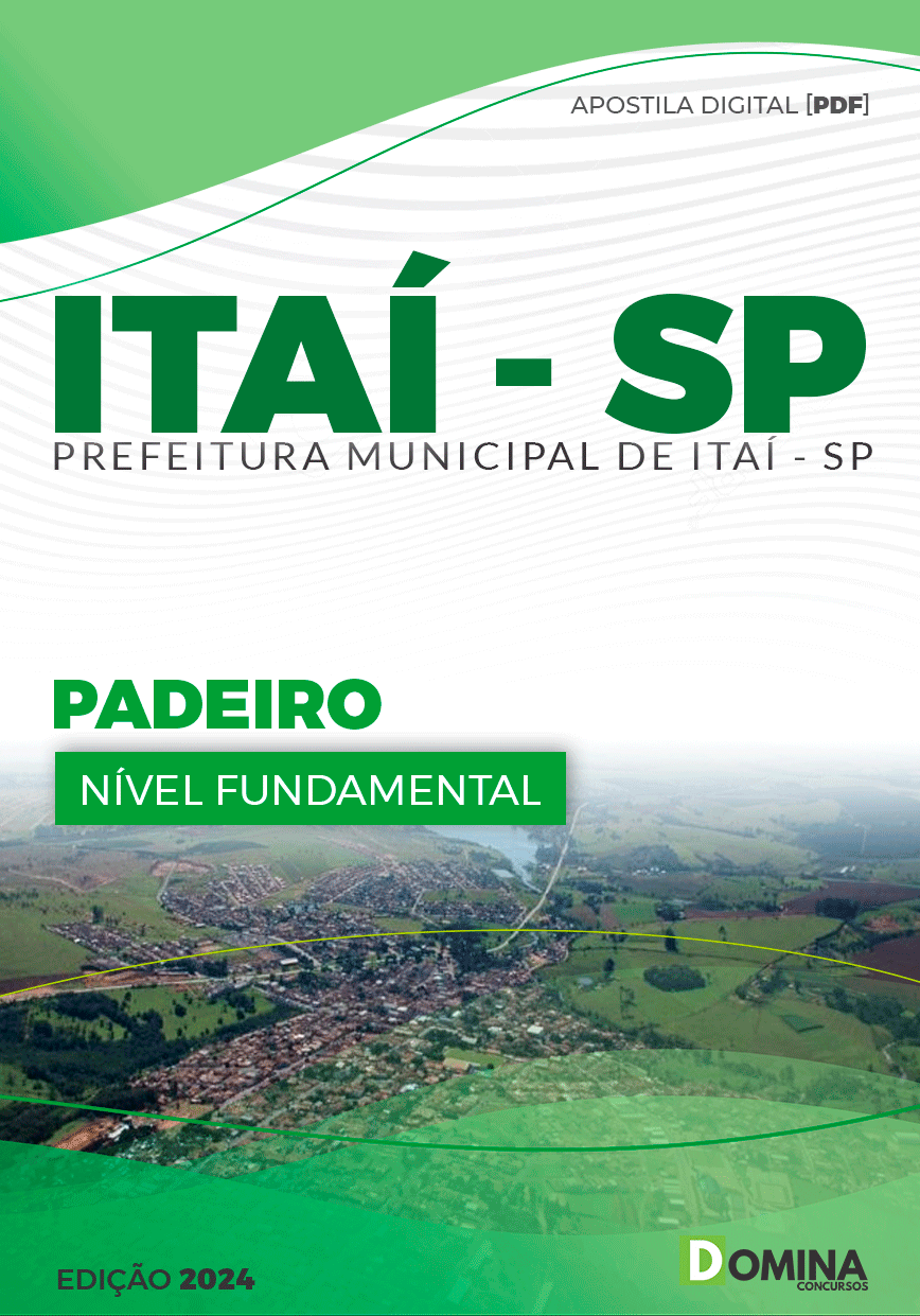 Apostila Pref Itaí SP 2024 Padeiro