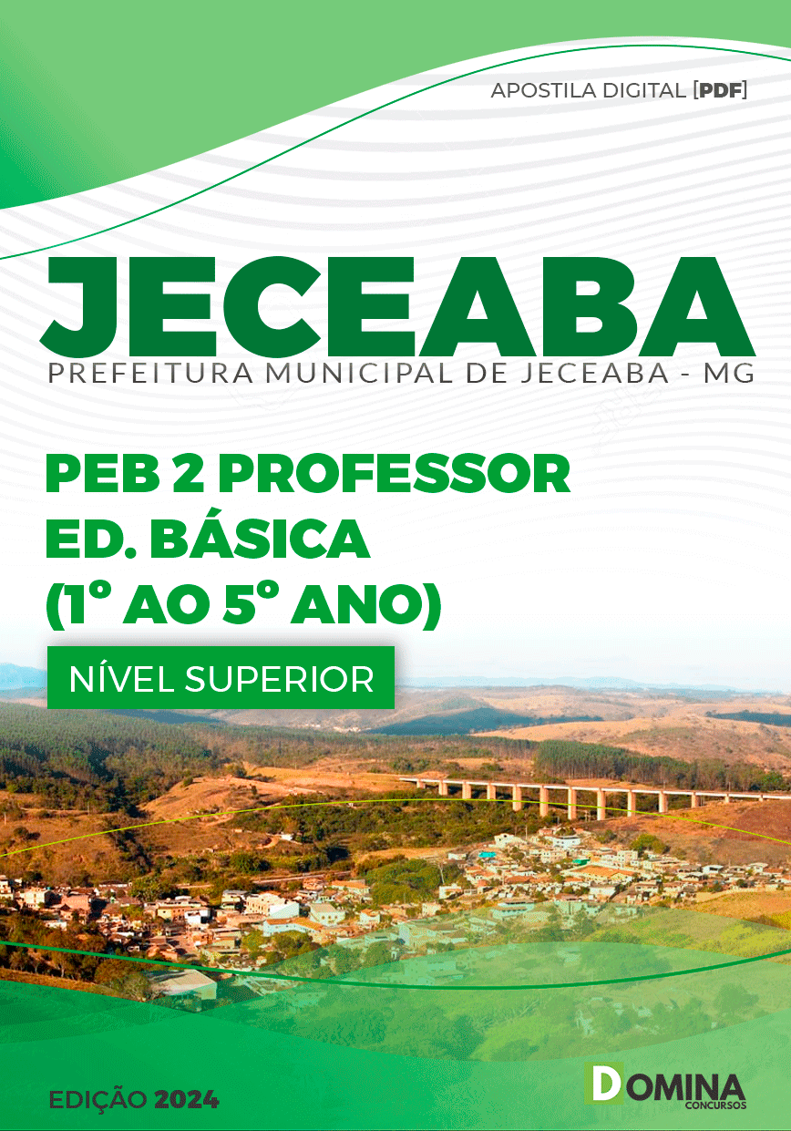 Apostila Pref Jeceaba MG 2024 Professor de Educação Básica