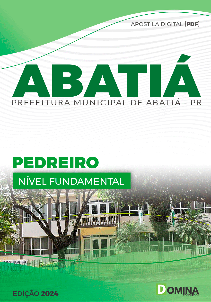 Apostila Pref Abatiá PR 2024 Pedreiro