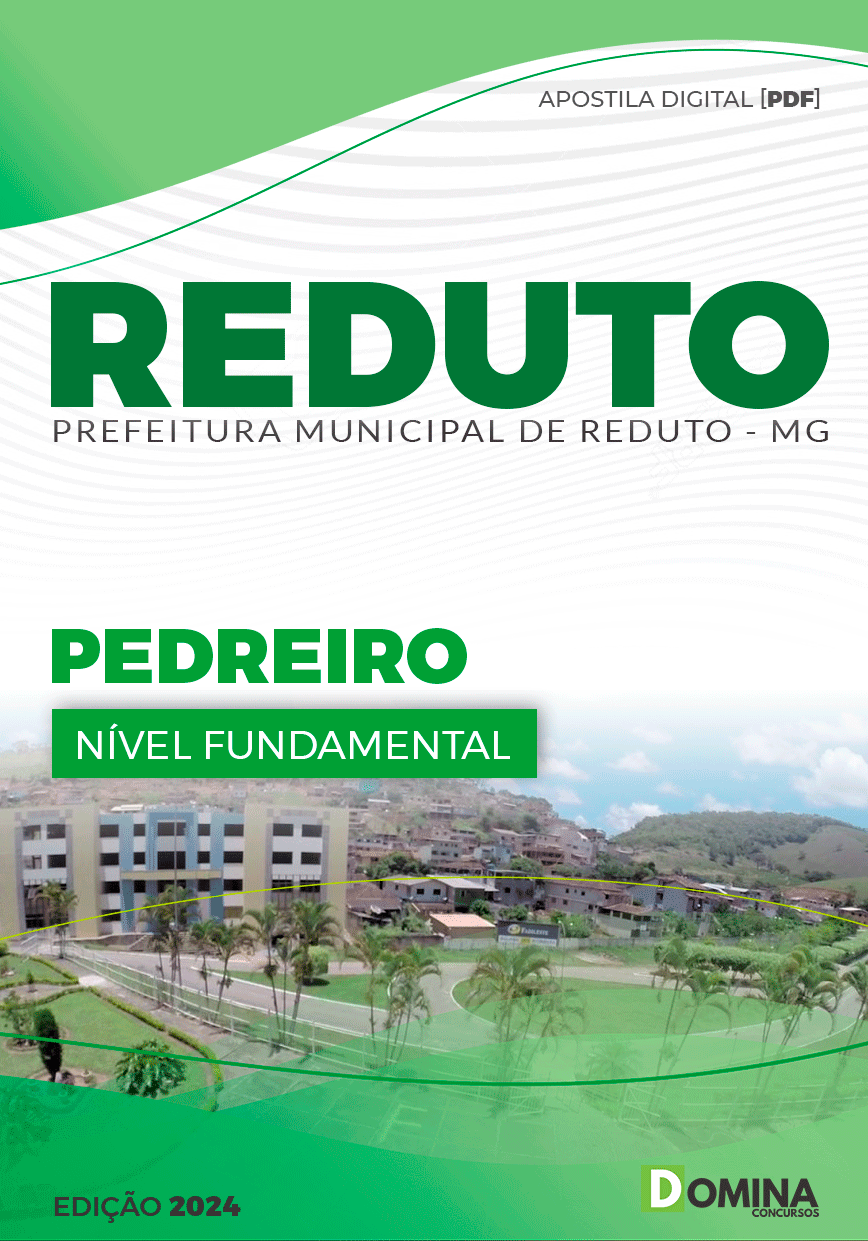 Apostila Concurso Pref Reduto MG 2024 Pedreiro