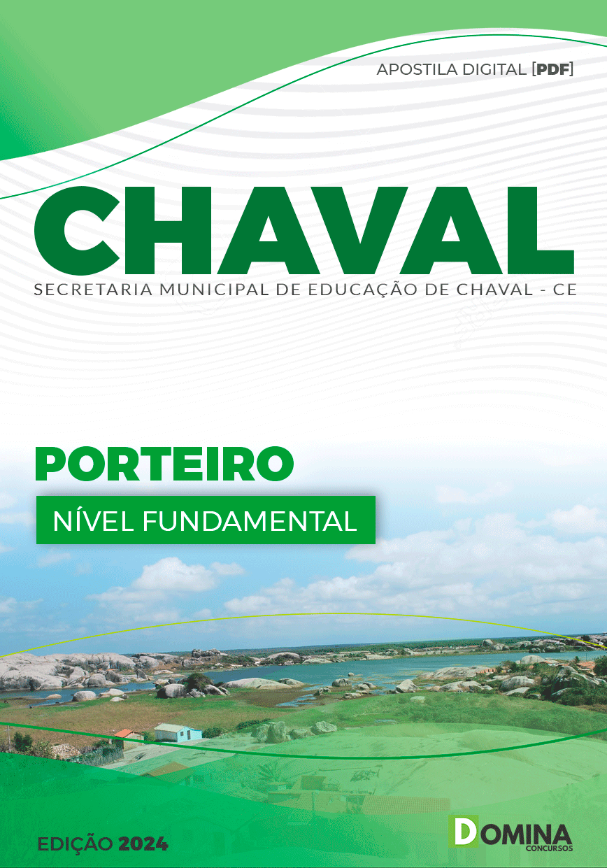 Apostila Concurso Pref Chaval CE 2024 Porteiro