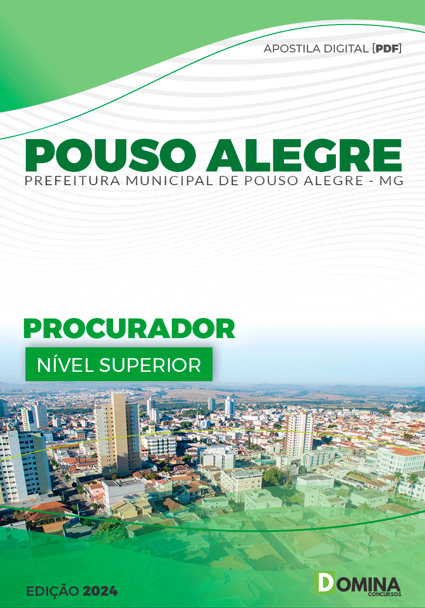 Apostila Pref Pouso Alegre MG 2024 Procurador