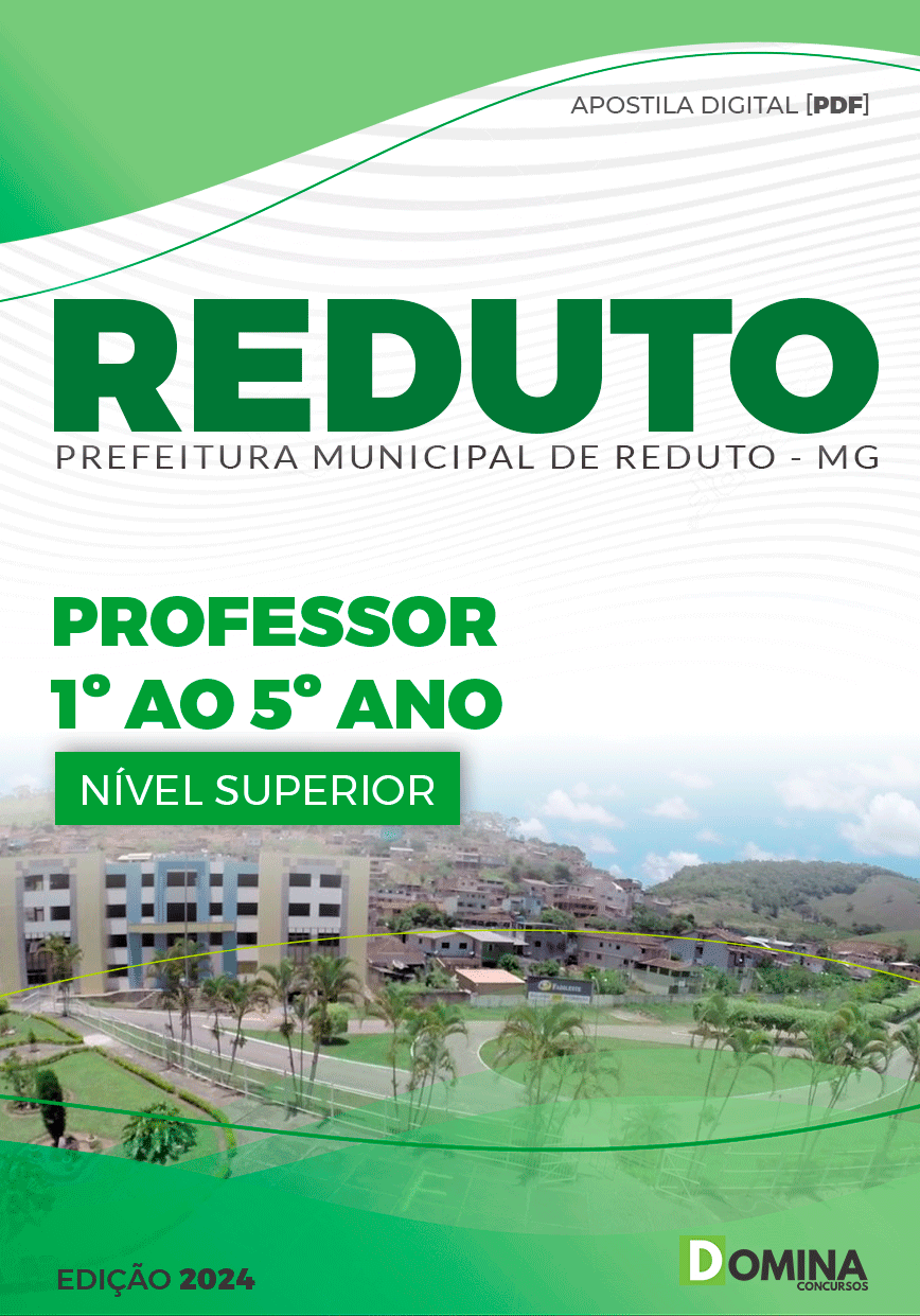 Apostila Pref Reduto MG 2024 Professor 1º ao 5º