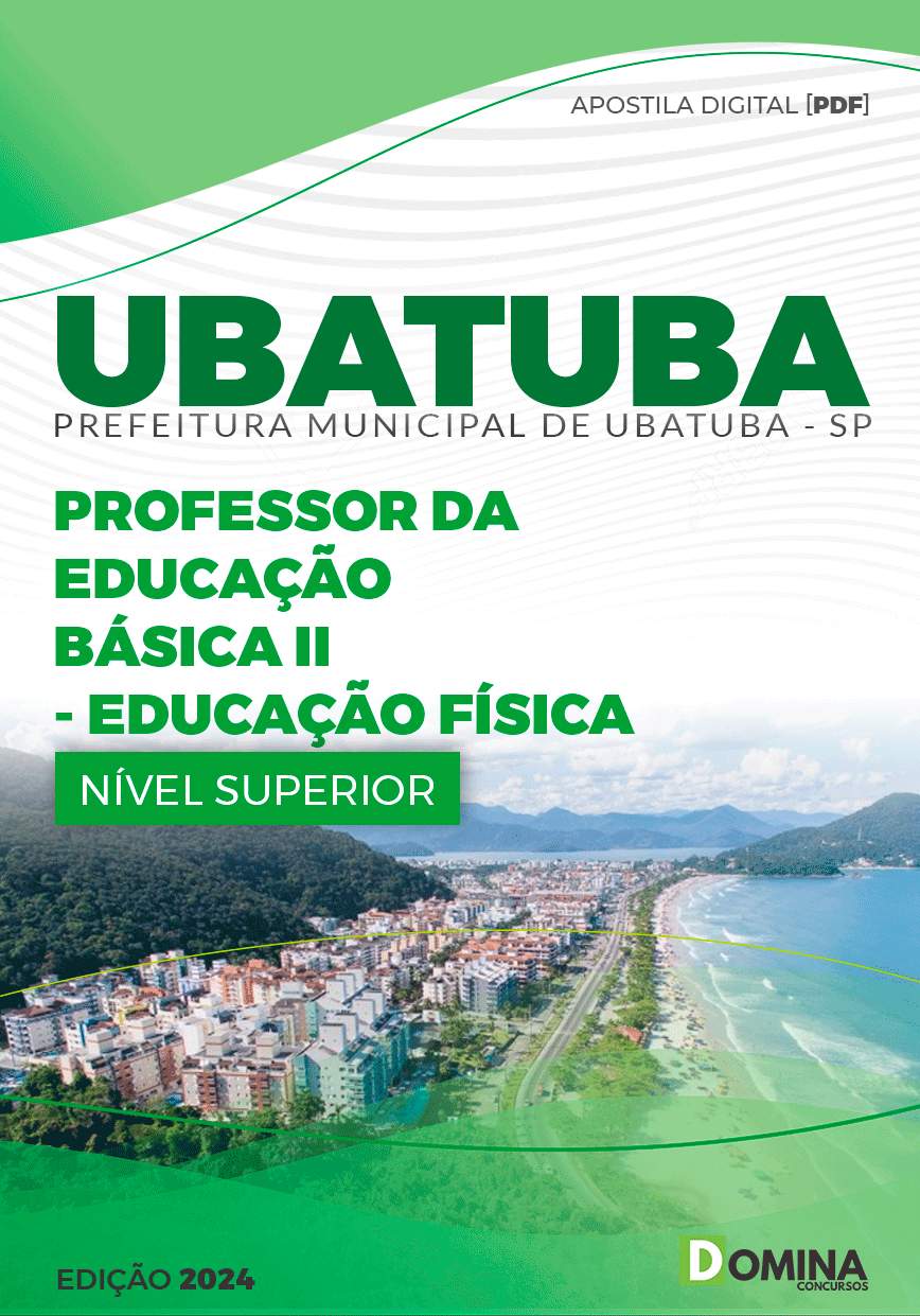 Apostila Pref Ubatuba SP 2024 Professor II Educação Física