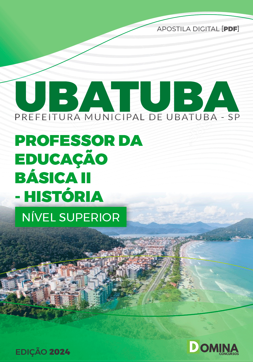 Apostila Pref Ubatuba SP 2024 Professor II História