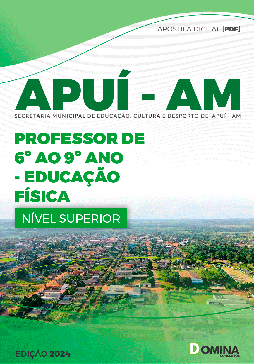 Apostila Concurso Pref Apuí AM 2024 Professor Educação Física