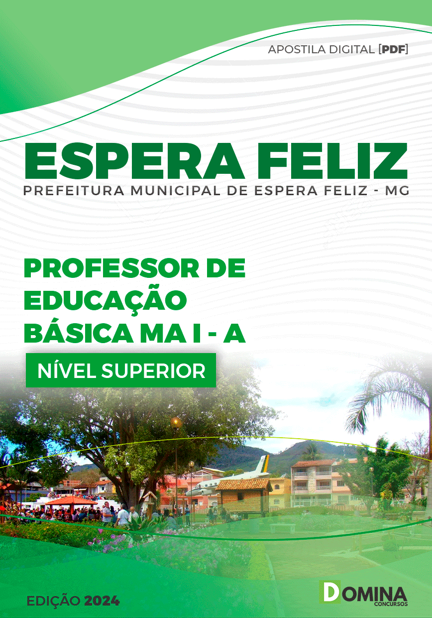 Apostila Pref Espera Feliz MG 2024 Professor de Educação Básica