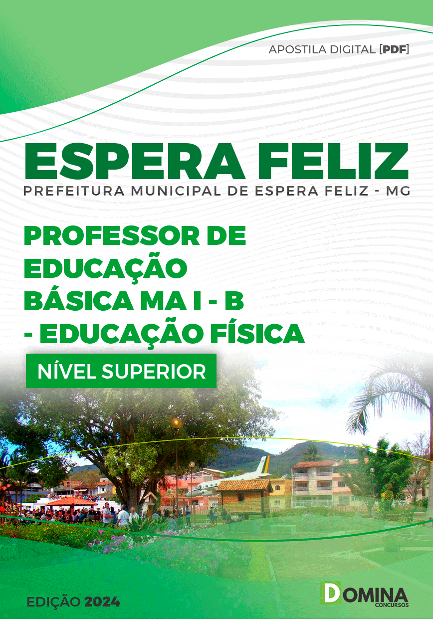Apostila Pref Espera Feliz MG 2024 Professor de Educação Física
