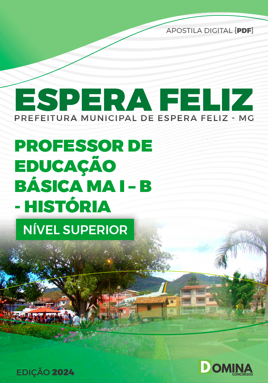 Apostila Pref Espera Feliz MG 2024 Professor de História