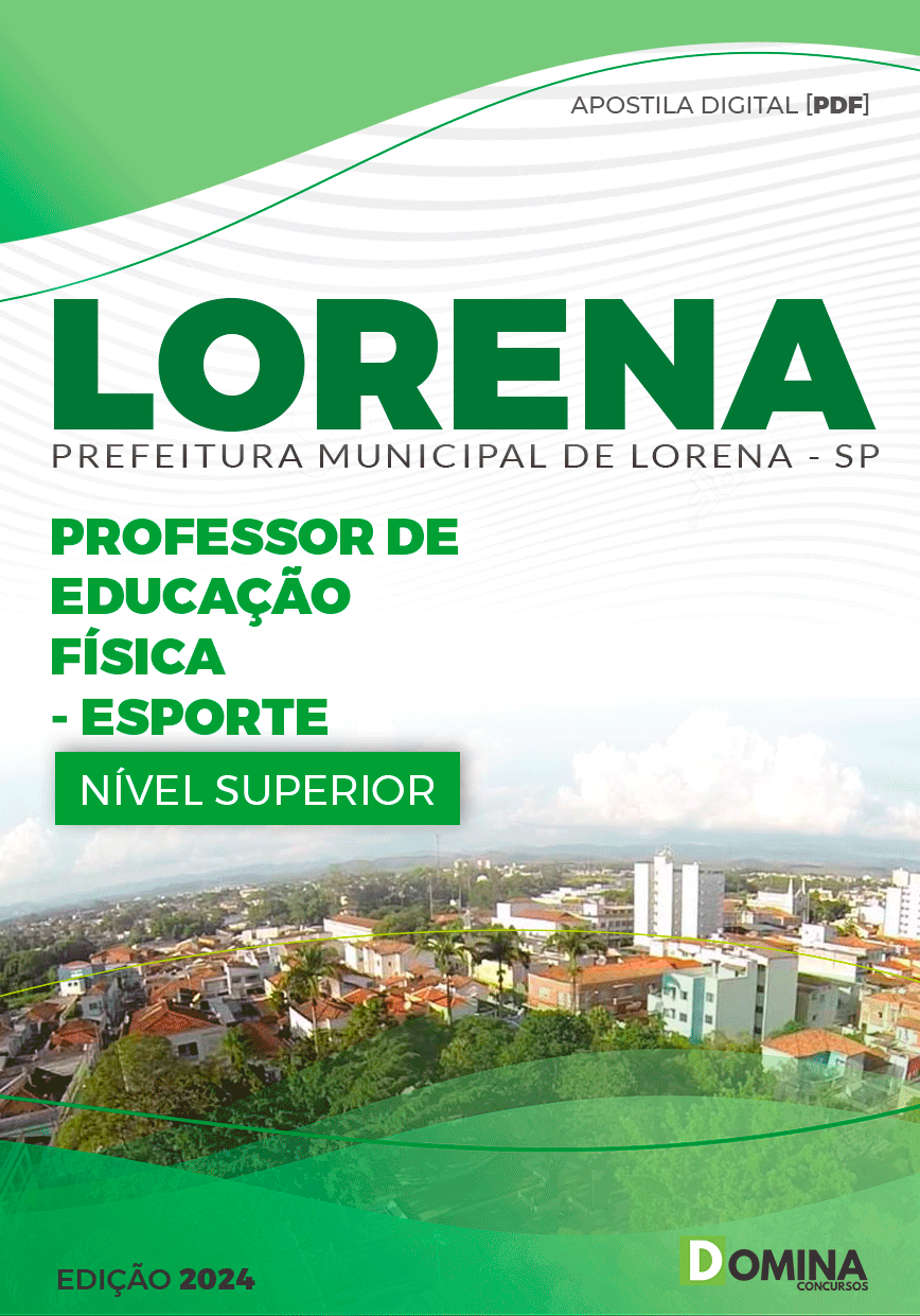 Apostila Pref Lorena SP 2024 Professor Educação Física Esporte