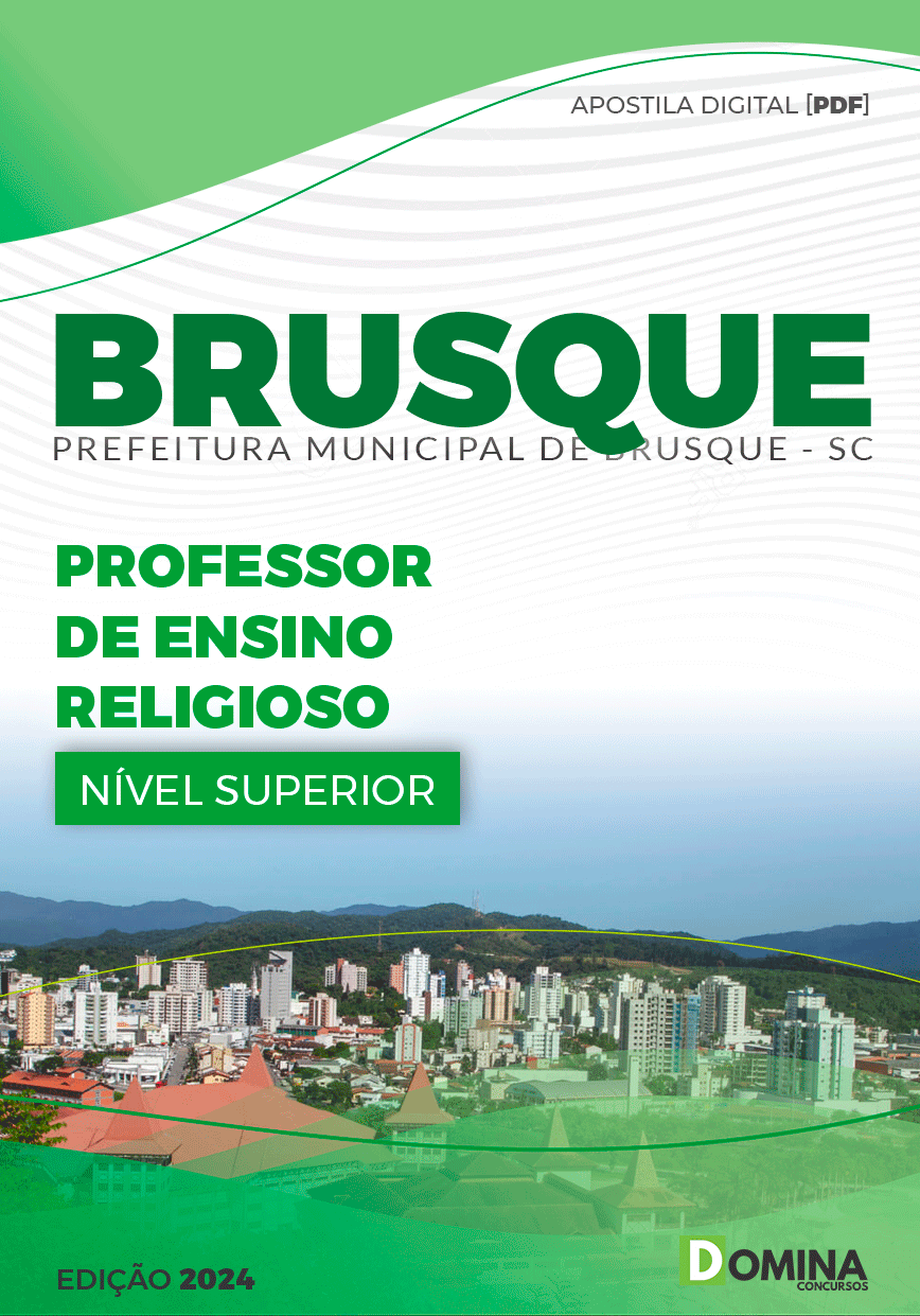 Apostila Pref Brusque SC 2024 Professor Ensino Religioso