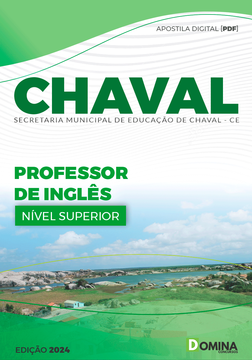 Apostila Pref Chaval CE 2024 Professor II Língua Inglesa