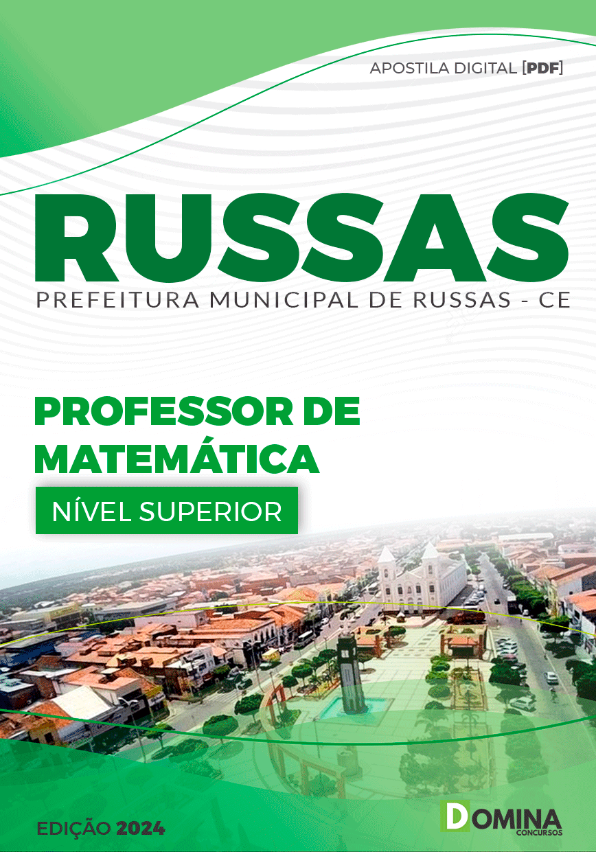Concurso Pref Russas CE 2024 Professor Matemática