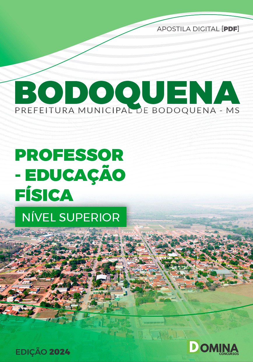 Apostila Pref Bodoquena MS 2024 Professor Educação Física