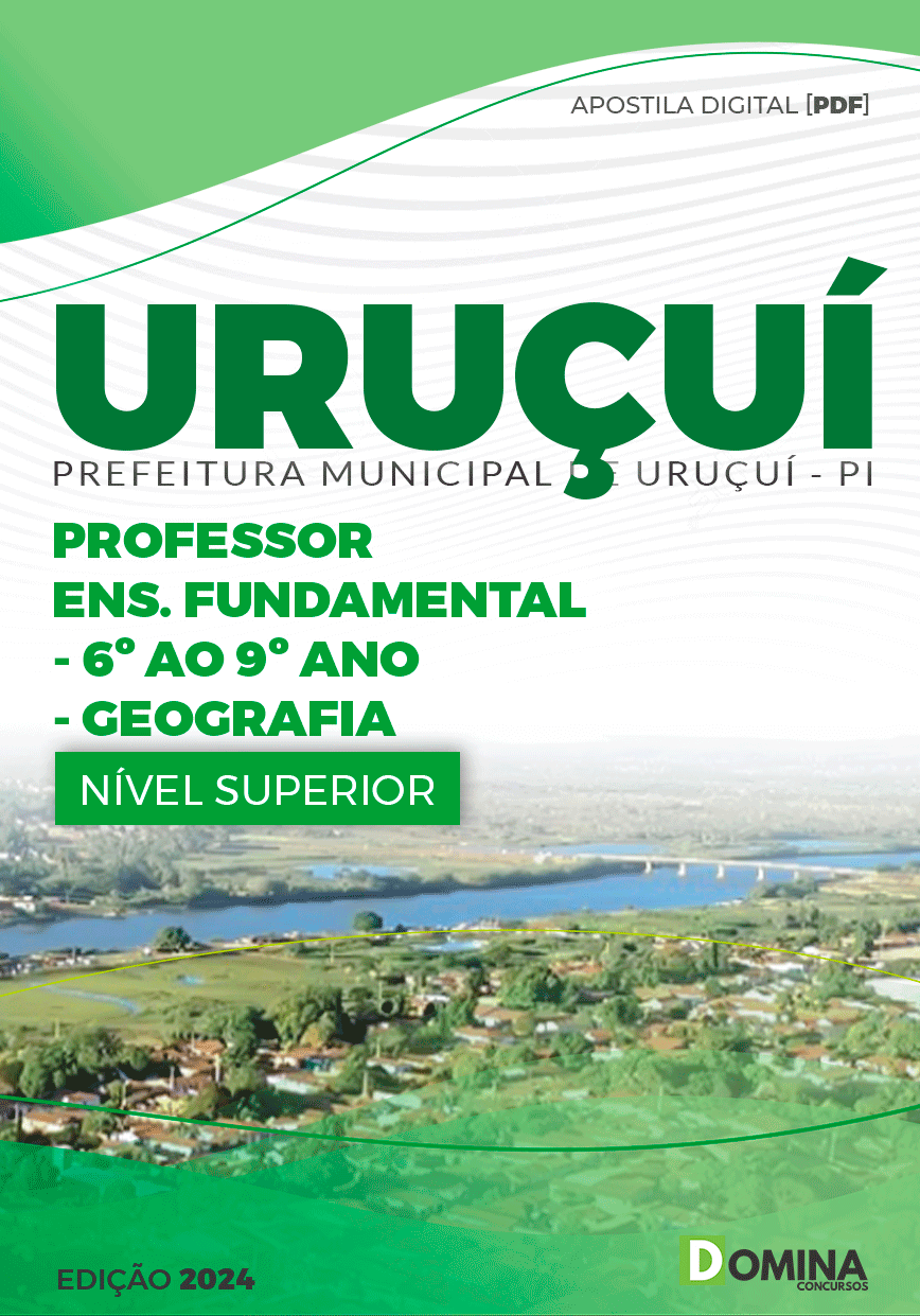 Apostila Pref Uruçuí PI 2024 Professor de Geografia