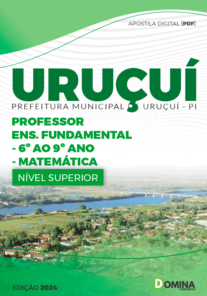 Apostila Pref Uruçuí PI 2024 Professor de Matemática