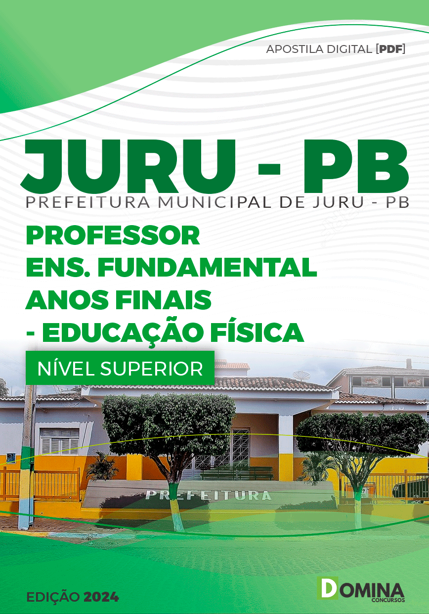 Apostila Concurso Pref Juru PB 2024 Professor Educação Física