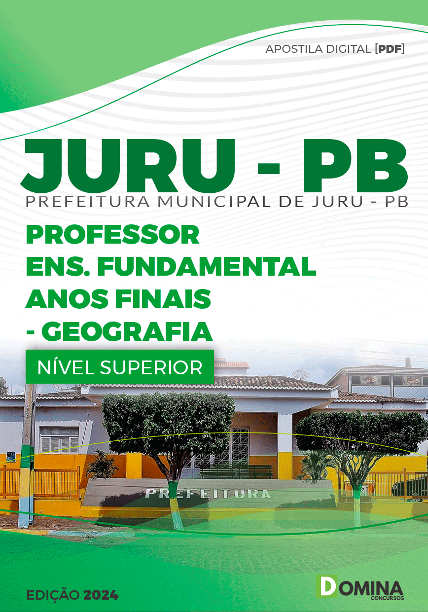 Apostila Concurso Pref Juru PB 2024 Professor Geografia