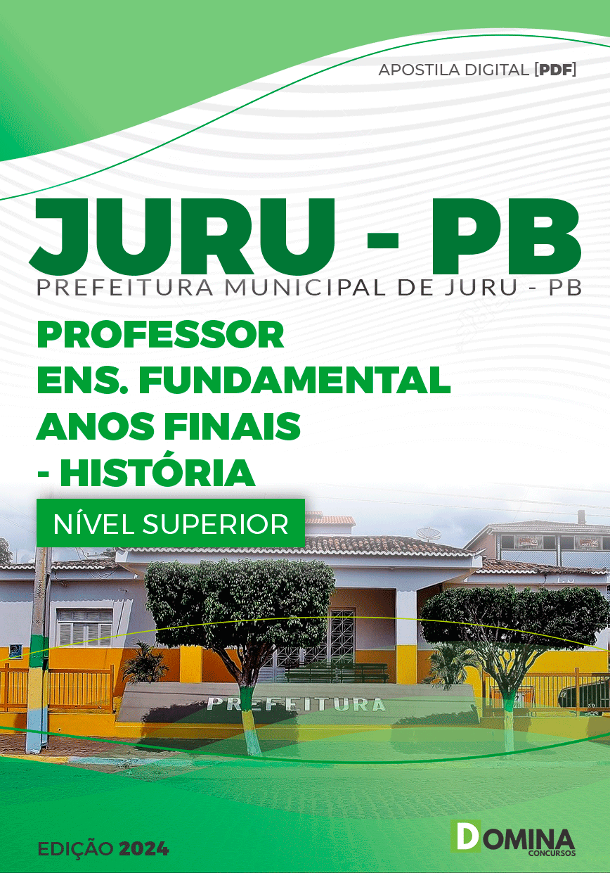Apostila Concurso Pref Juru PB 2024 Professor História